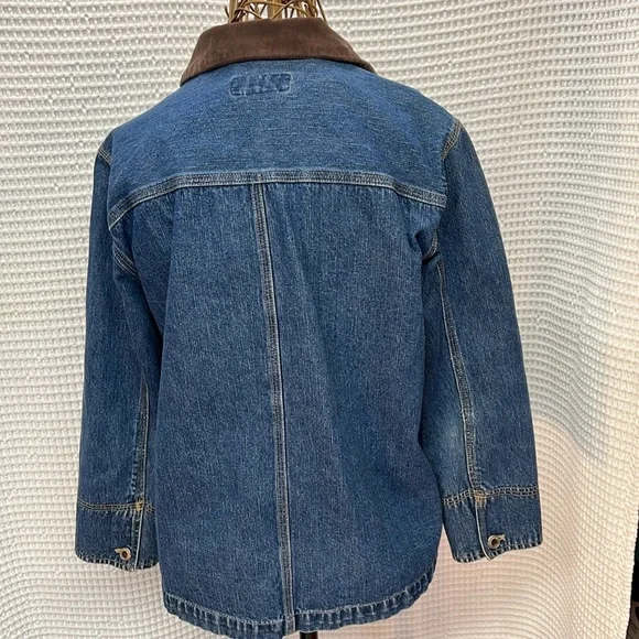 Vintage Caribbean Joe Size Small Petite Denim Jacket with 4 Front Pockets. EUC - Picture 5 of 7